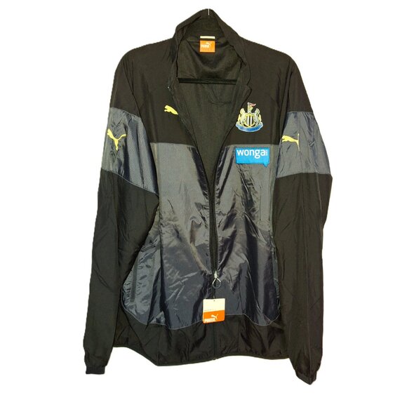 PUMA Newcastle United Presentation Jacket 2014/15 Season Sz 3XL Black - Picture 3 of 14